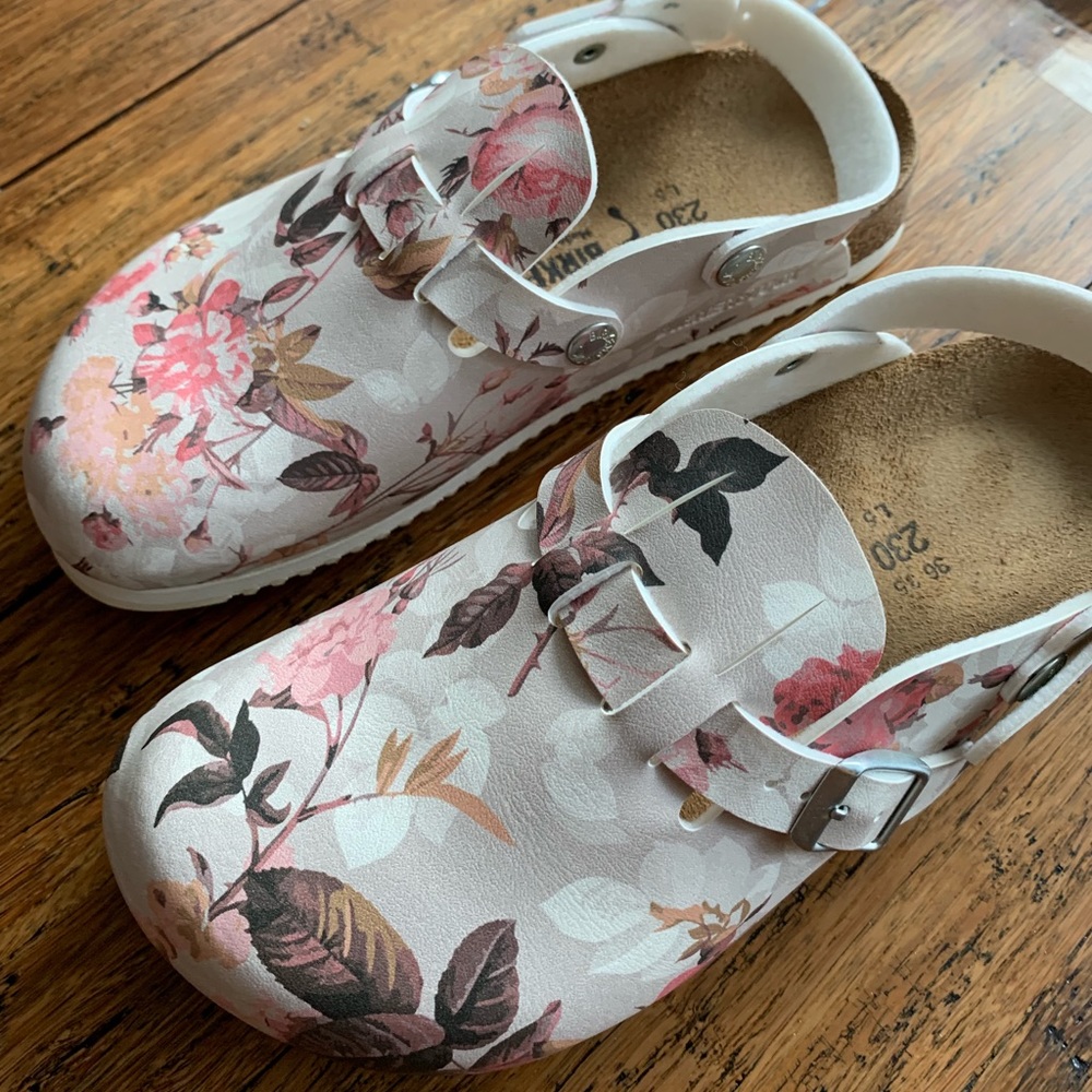 Birkenstock Floral Slip ons
